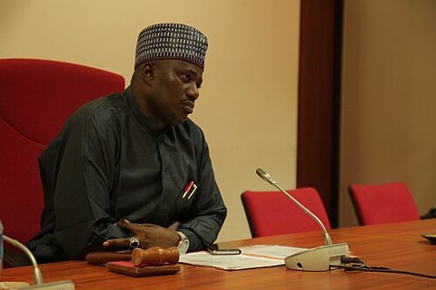 Retrato de Aliyu Sabi Abdullahi