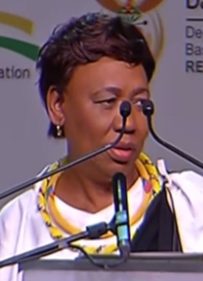 Portrait de Angie Motshekga