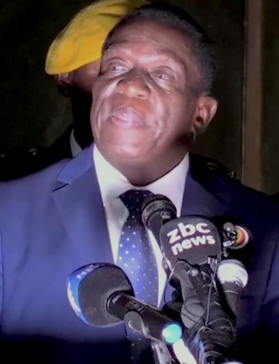 Portrait de Emmerson Dambudzo Mnangagwa